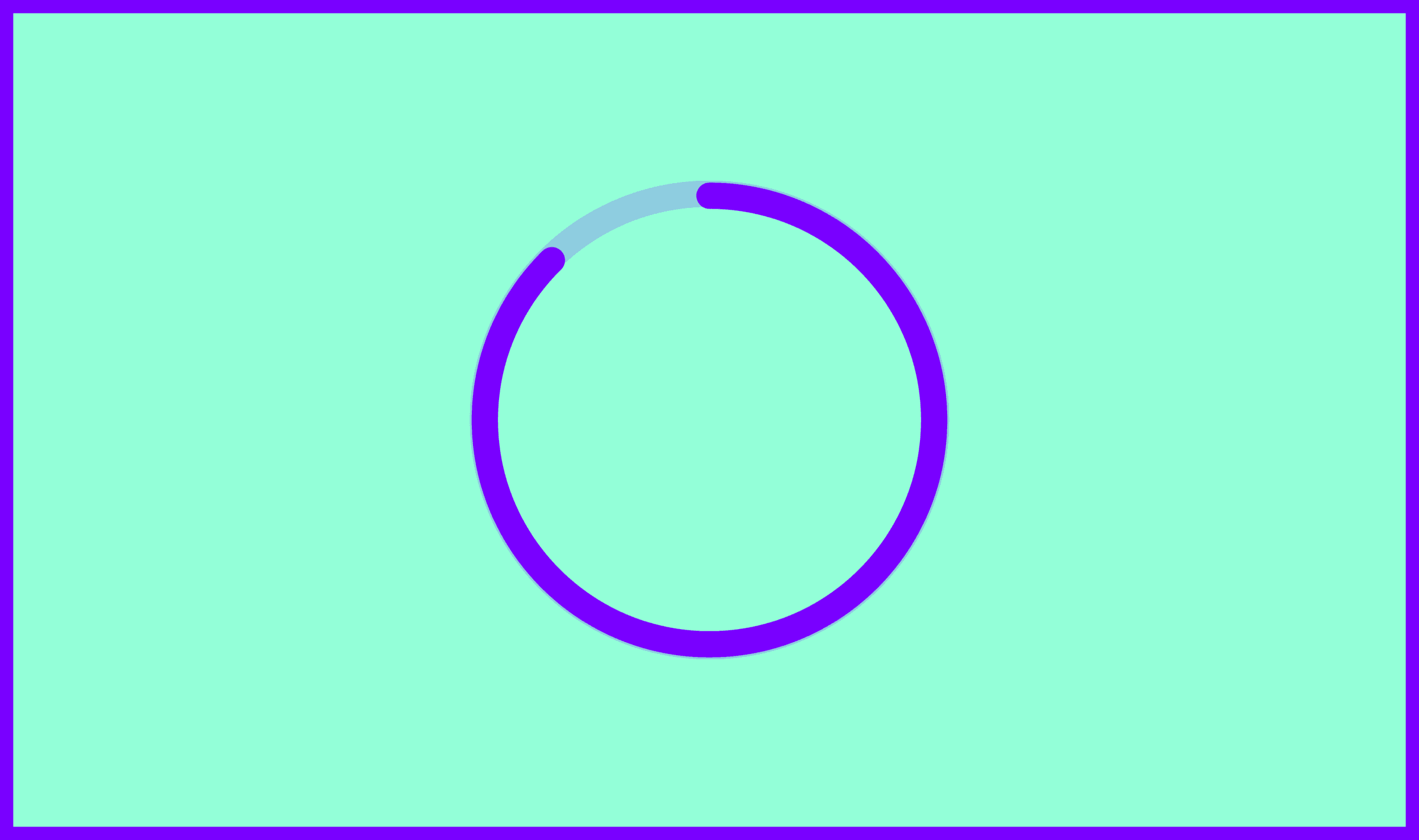 Almost-complete purple progress ring illustrating the share of accessibility issues automation can find